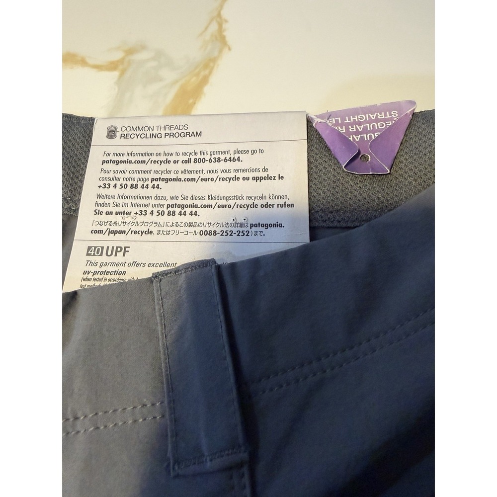 Patagonia Women Rock Guide Zip-Off Hiking Pants Size 10 Convertible UPF 40 NWT - Picture 3 of 11